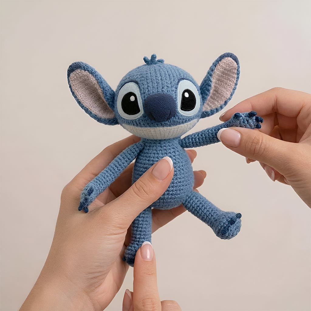 Just A Girl Who Loves Stitch - Personalized Ohana Socks With Plush Doll