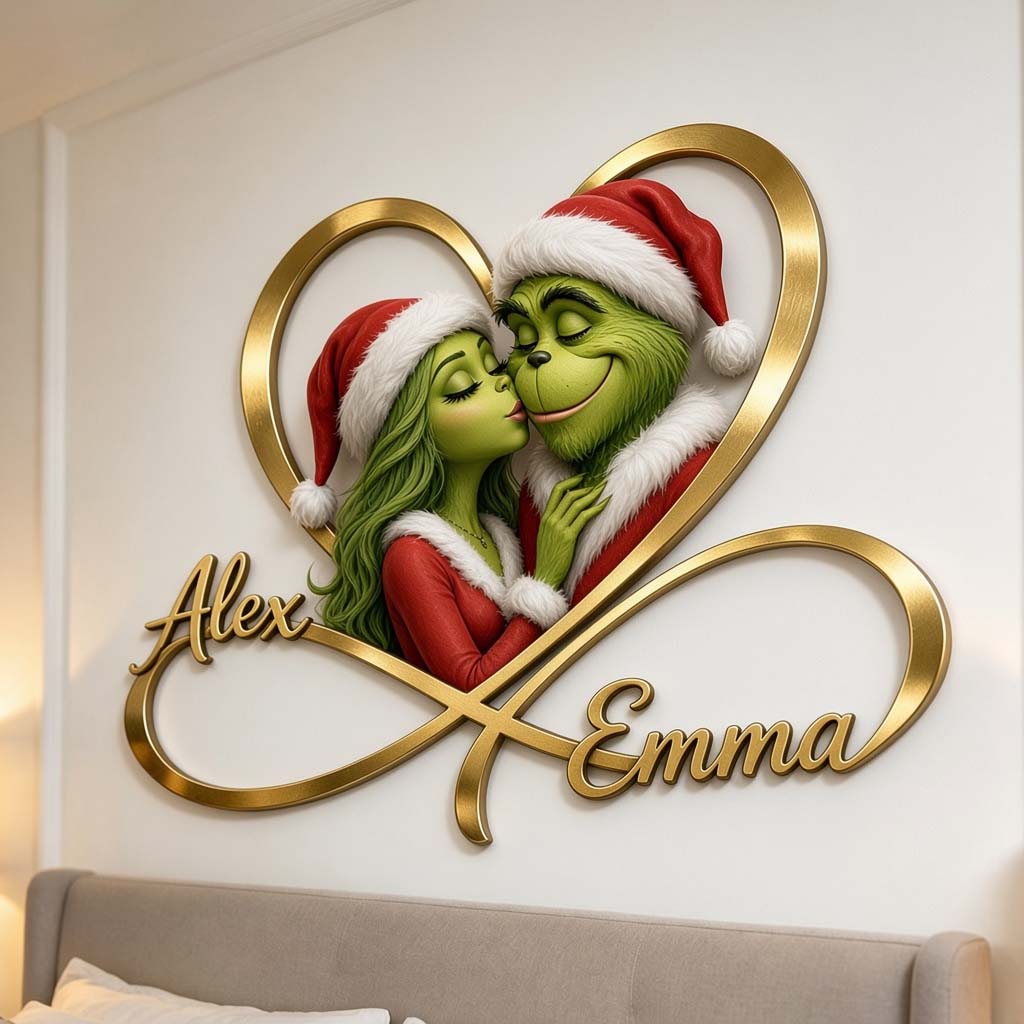 You & Me We Got This - Personalized Stole Christmas Cut Metal Sign