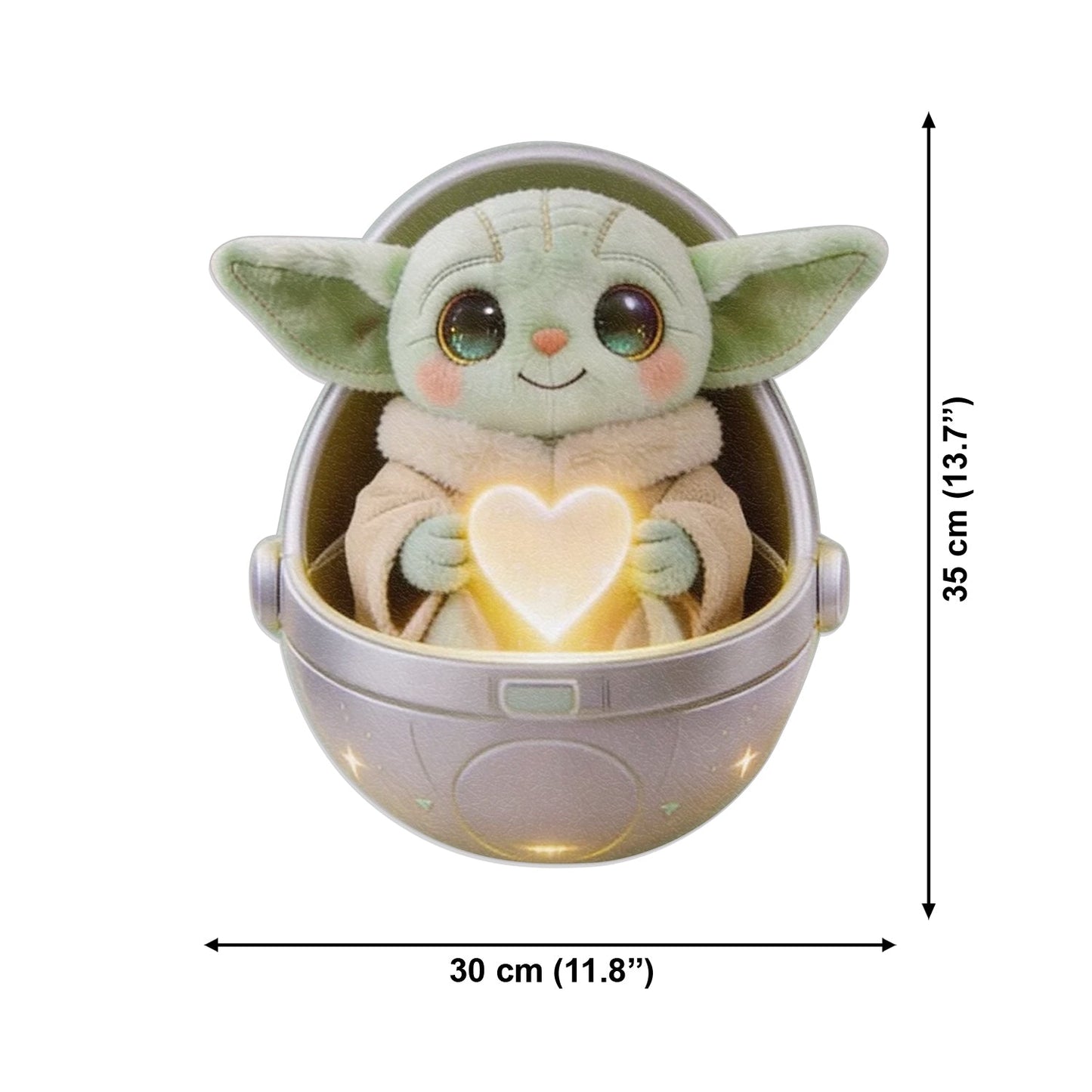 Baby In The Pod - Personalized The Force Changeable Leather Patch Backpack