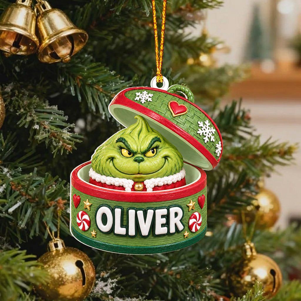 Green Dumpling - Personalized Stole Christmas Premium 3D Ornament