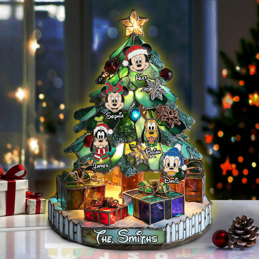 Meaningful Family Gift - Personalized Mouse Acrylic LED Night Light
