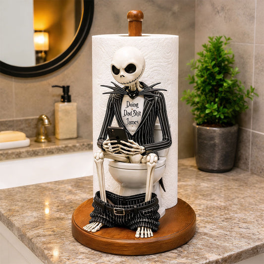 Doing Dad Sh*t - Personalized Nightmare Paper Towel Stand