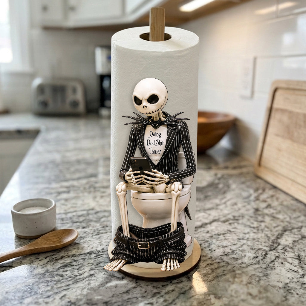 Doing Dad Sh*t - Personalized Nightmare Paper Towel Stand