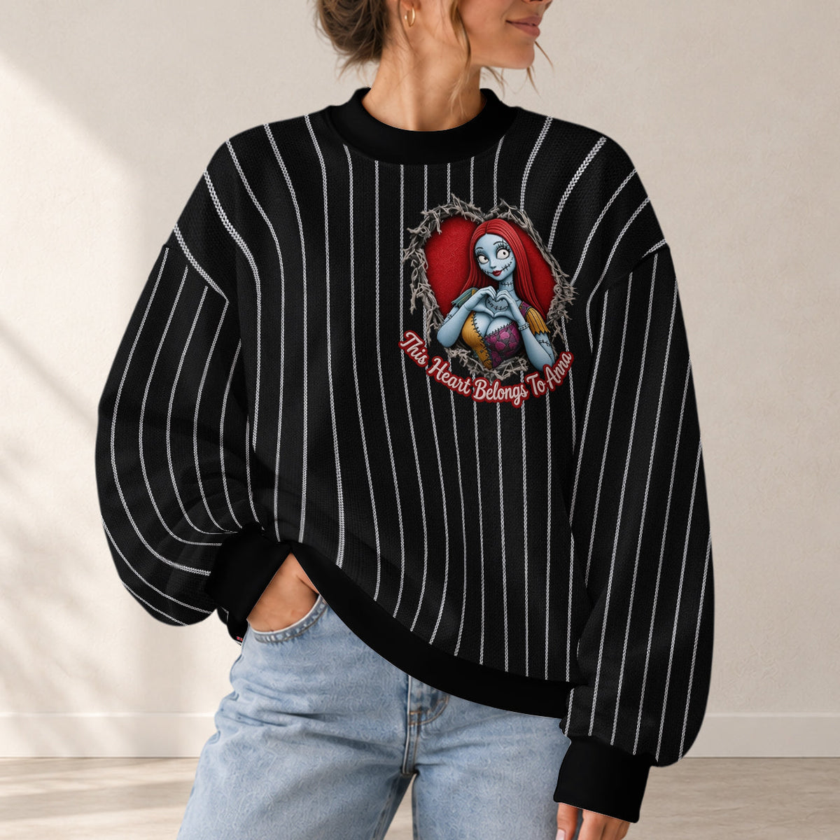 This Dark Heart Belongs To You - Personalized Nightmare Hidden Message Shirt