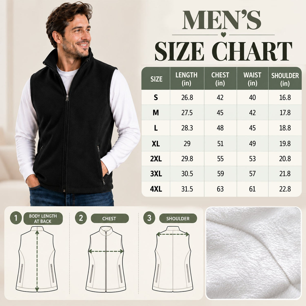 In October We Wear Pink - Personalized Breast Cancer Awareness Flannel Fleece Vest