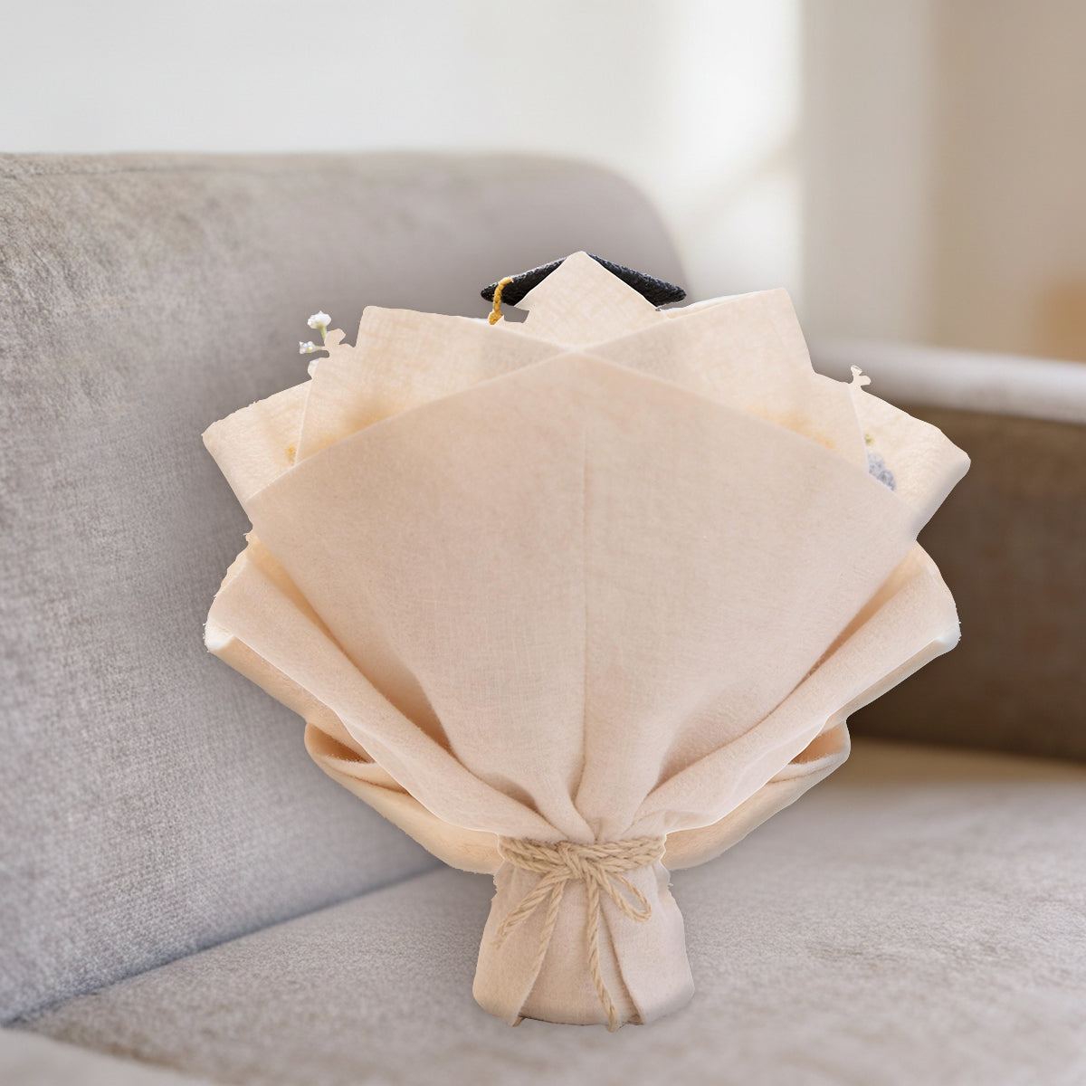 Magical Graduation Bouquet Of Dream - Personalized Graduation Premium Faux Fur Pillow