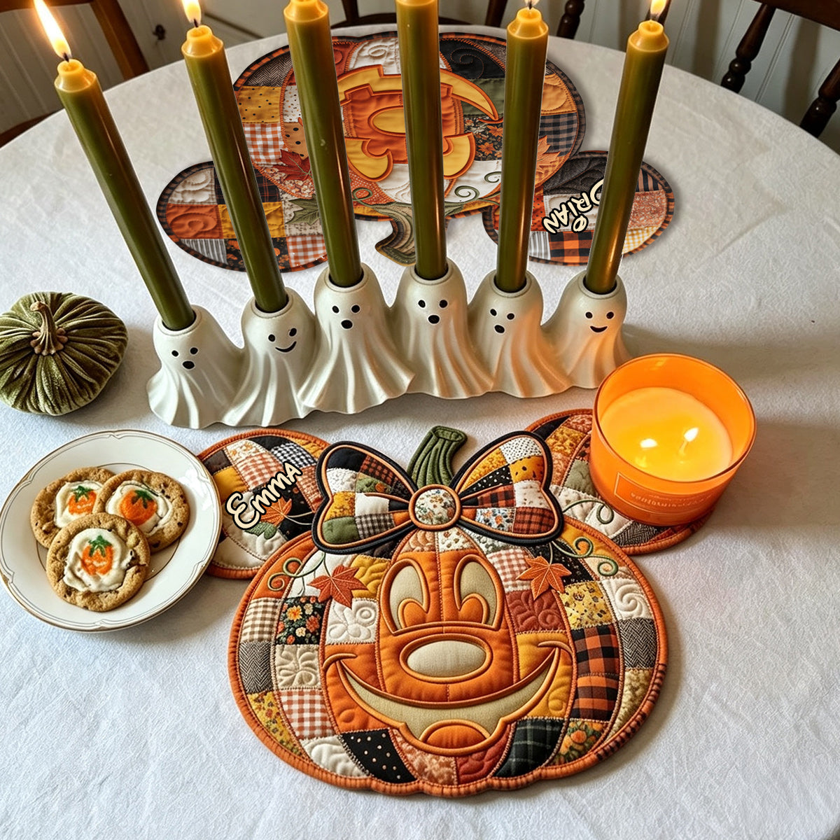 Spooky Magical Night - Personalized Mouse Custom Shape Placemat