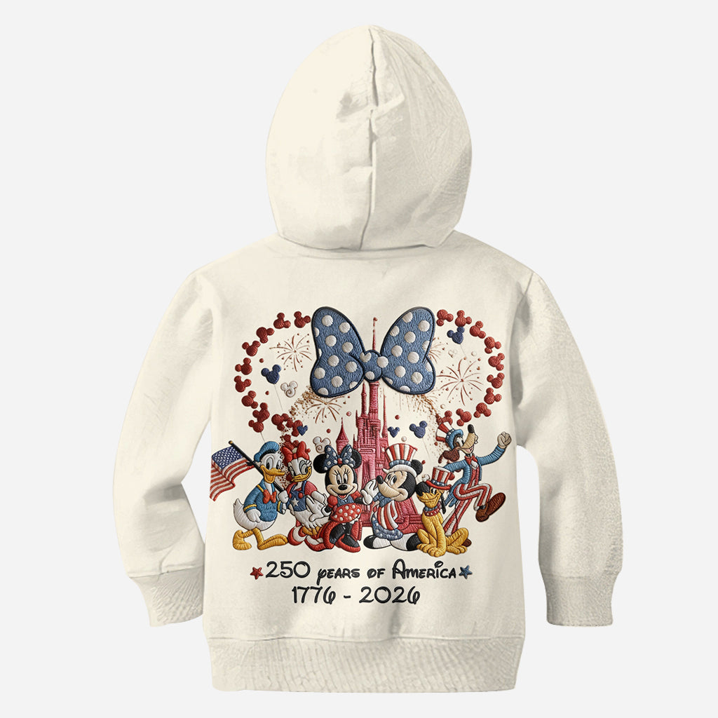 250 Years Of America - Personalized Mouse Hoodie and Leggings