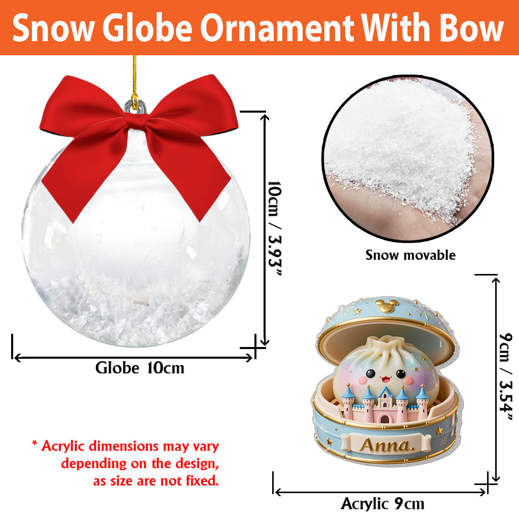 Magical Dumpling - Personalized Dream Trip Premium 3D Ornament