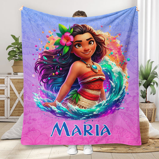 Princess Of The Sea & Islands - Personalized Blanket