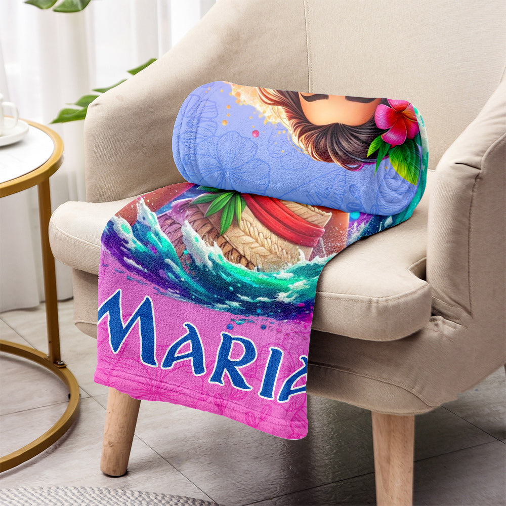 Princess Of The Sea & Islands - Personalized Blanket
