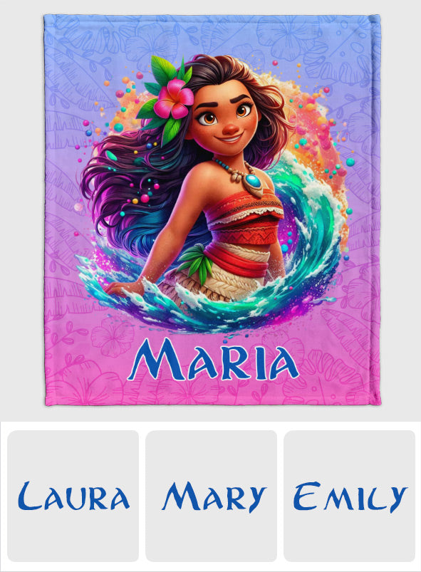 Princess Of The Sea & Islands - Personalized Blanket