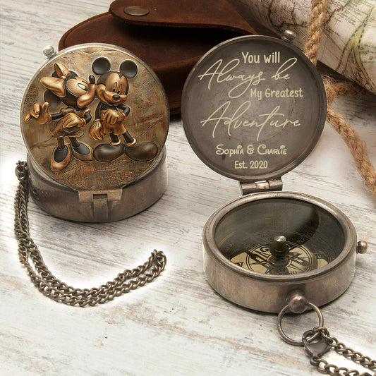 Magical Adventure Love - Personalized Mouse Compass