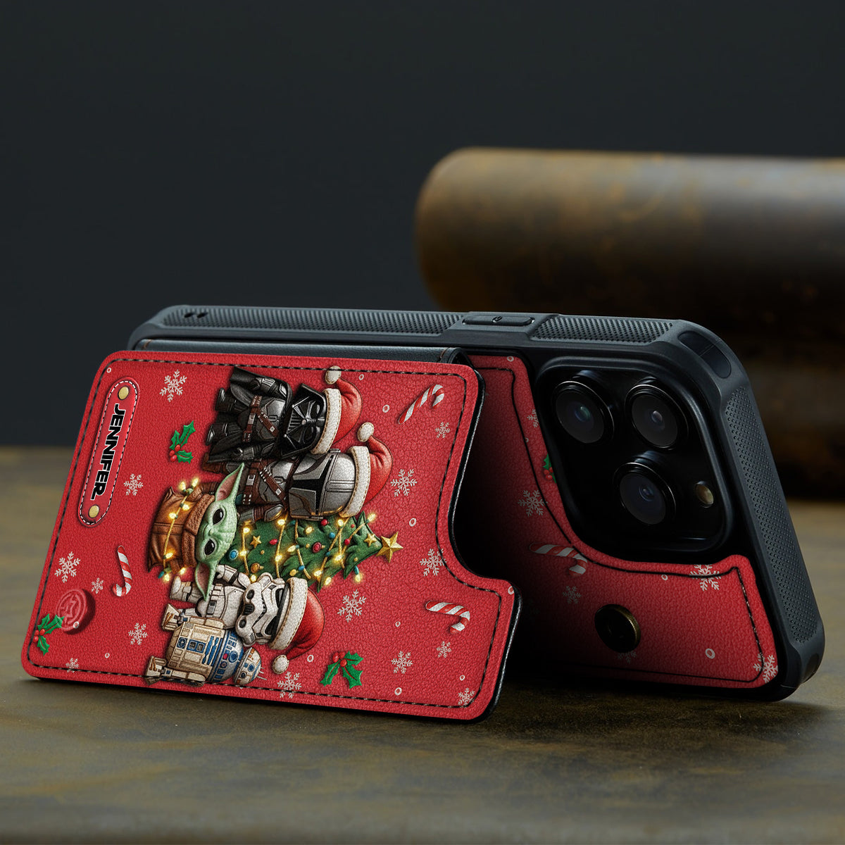 May The Magic Be With You - Personalized The Force Fully Printed Wallet Phone Case
