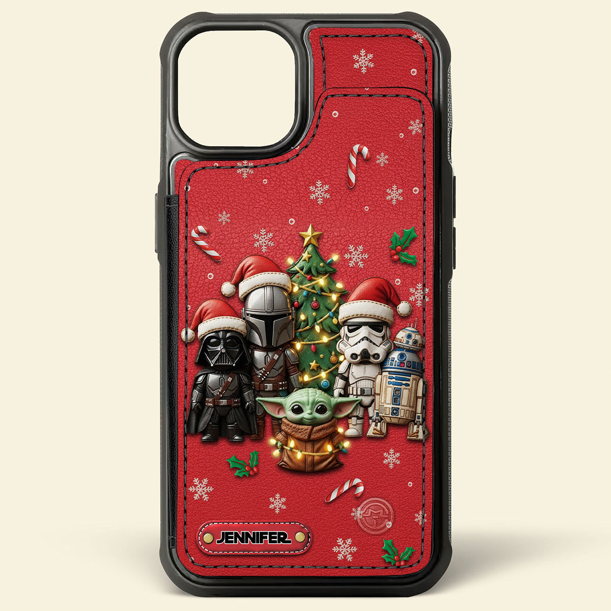 May The Magic Be With You - Personalized The Force Fully Printed Wallet Phone Case