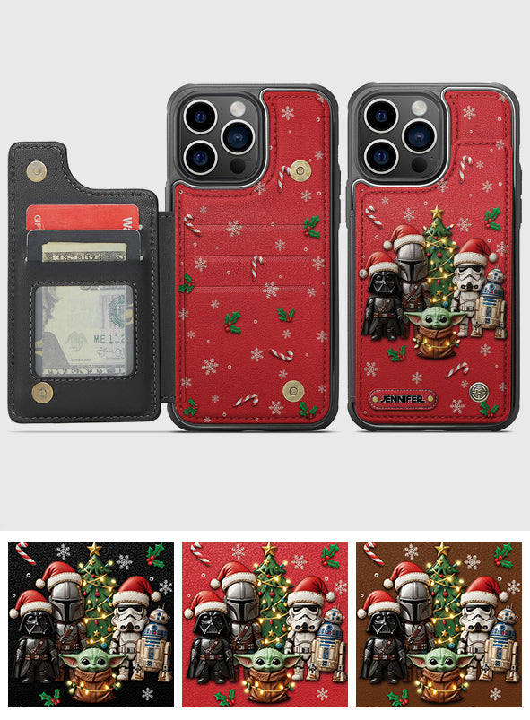 May The Magic Be With You - Personalized The Force Fully Printed Wallet Phone Case