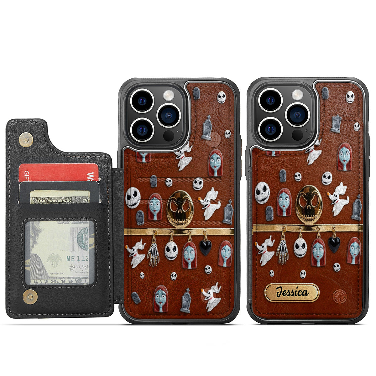 The Nightmare - Personalized Nightmare Fully Printed Wallet Phone Case