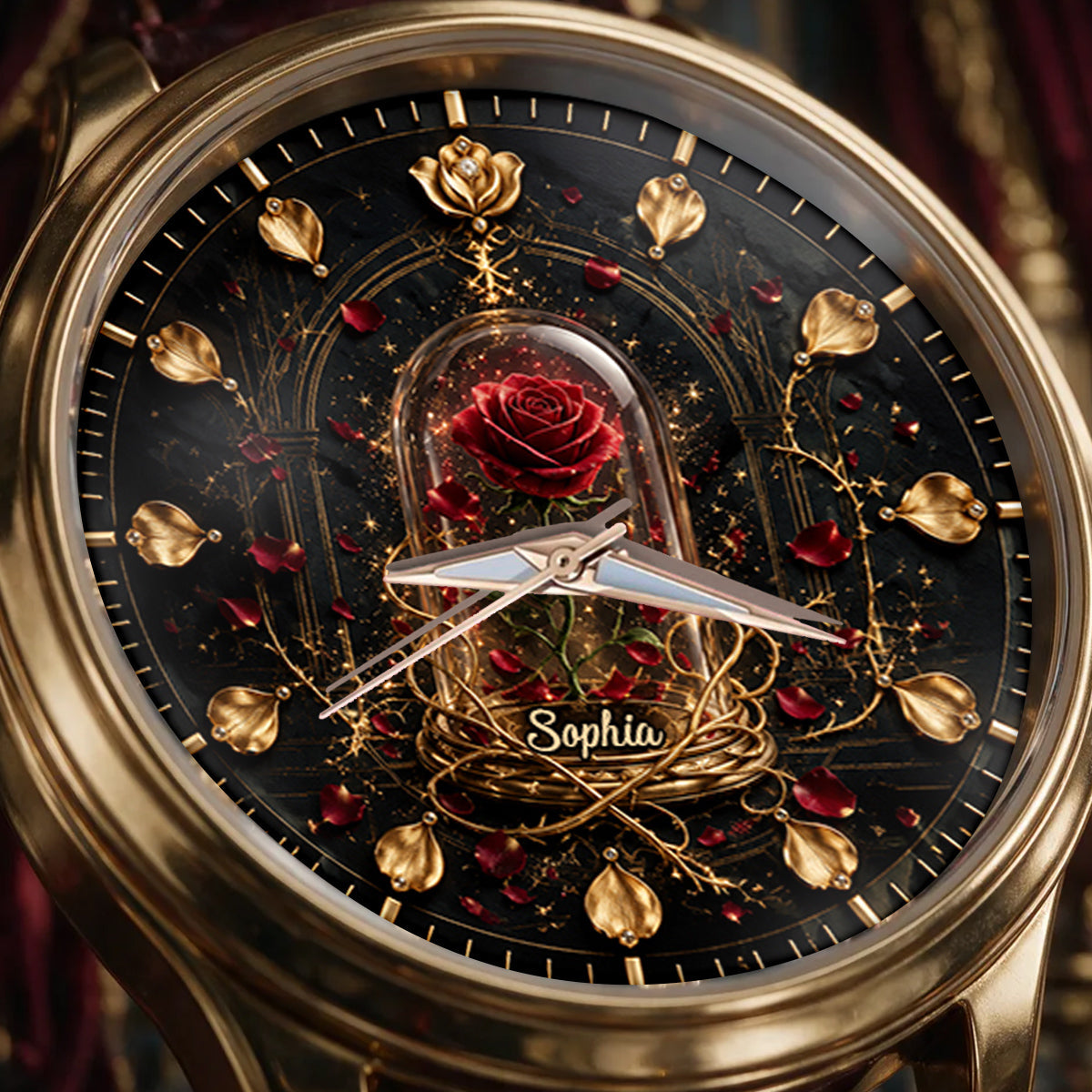 Tale As Old As Time - Personalized Beauty And The Beast Women Hand Watch