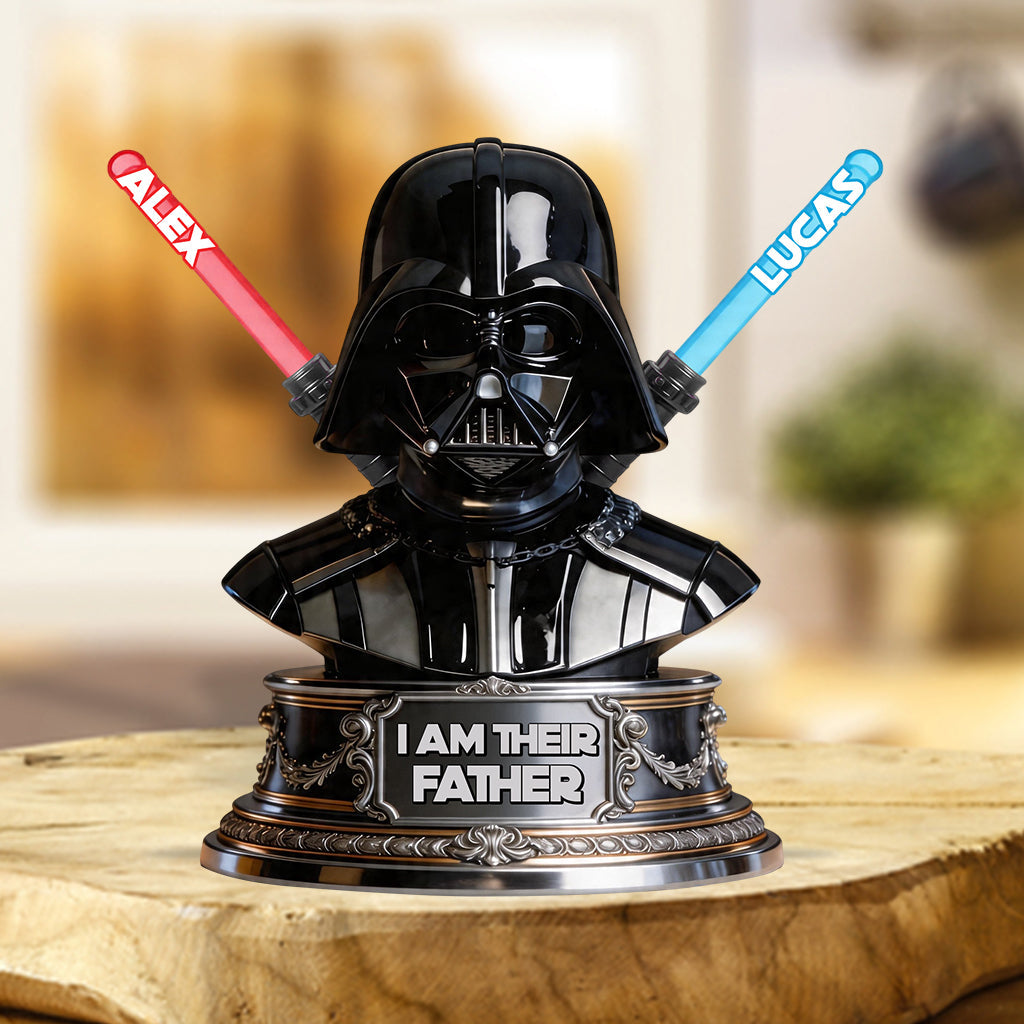 I Am Their Father Mother - Personalized The Force Custom Shaped Acrylic Plaque