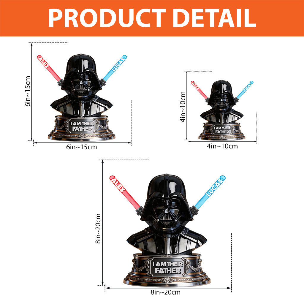 I Am Their Father Mother - Personalized The Force Custom Shaped Acrylic Plaque