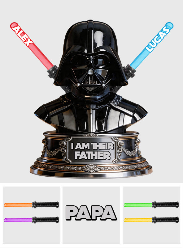 I Am Their Father Mother - Personalized The Force Custom Shaped Acrylic Plaque
