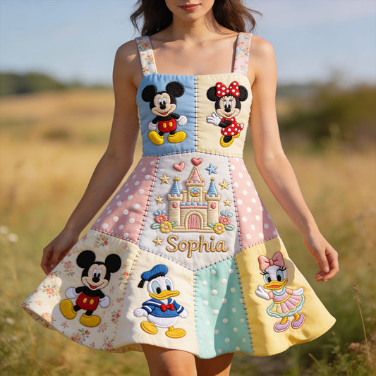 Friends - Personalized Dream Trip Sleeveless Dress