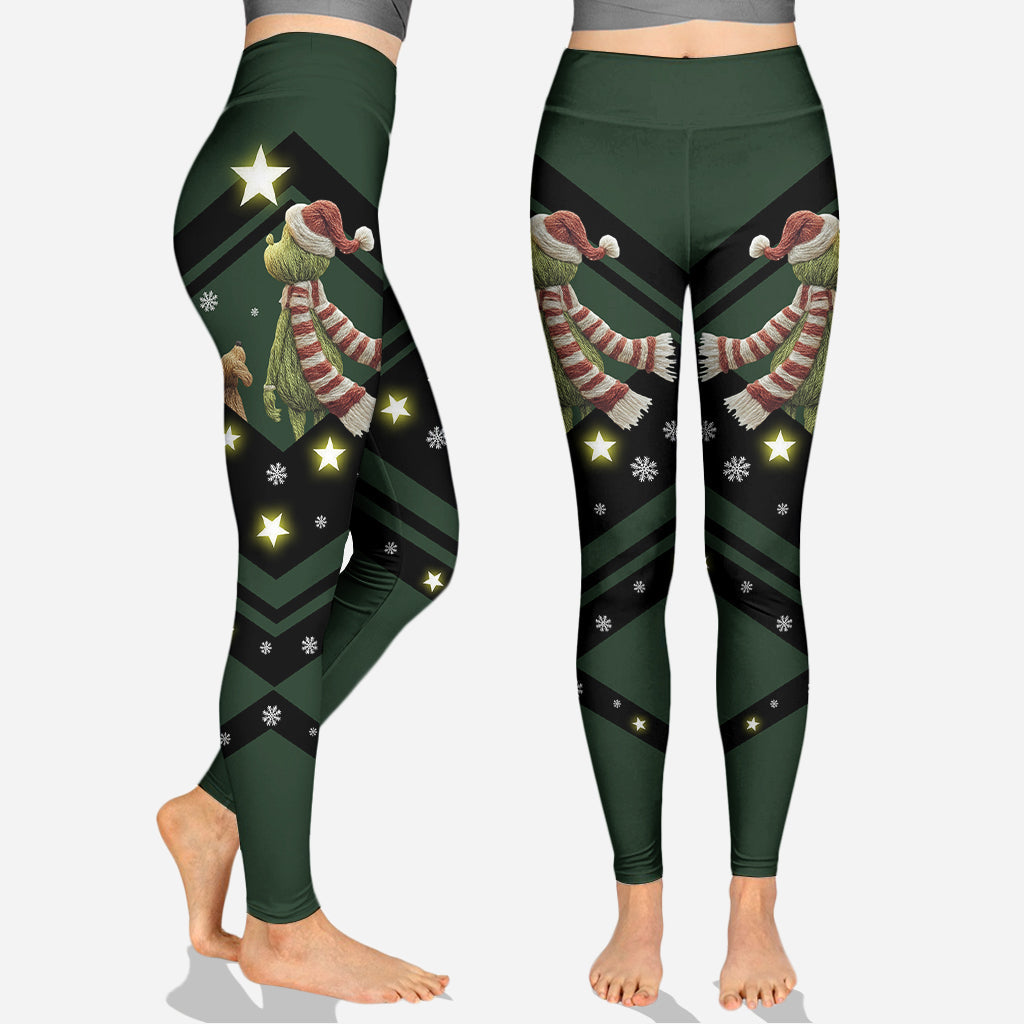 Merry Christmas - Personalized Stole Christmas Hoodie and Leggings