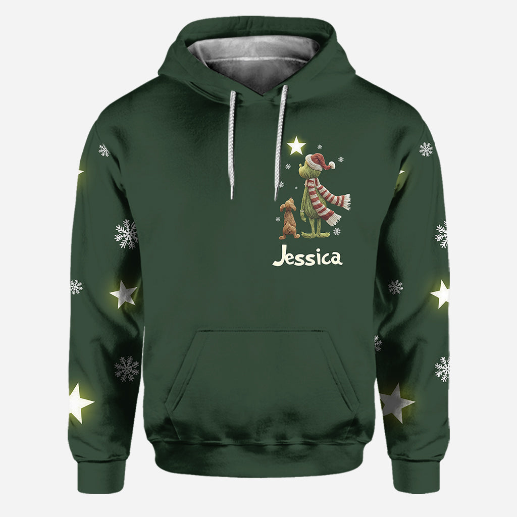 Merry Christmas - Personalized Stole Christmas Hoodie and Leggings