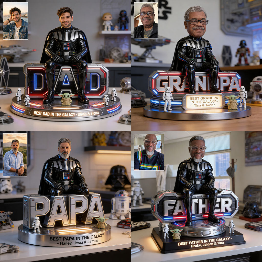 Custom Any Photo, Any Title - Personalized The Force Custom Shaped Acrylic Plaque