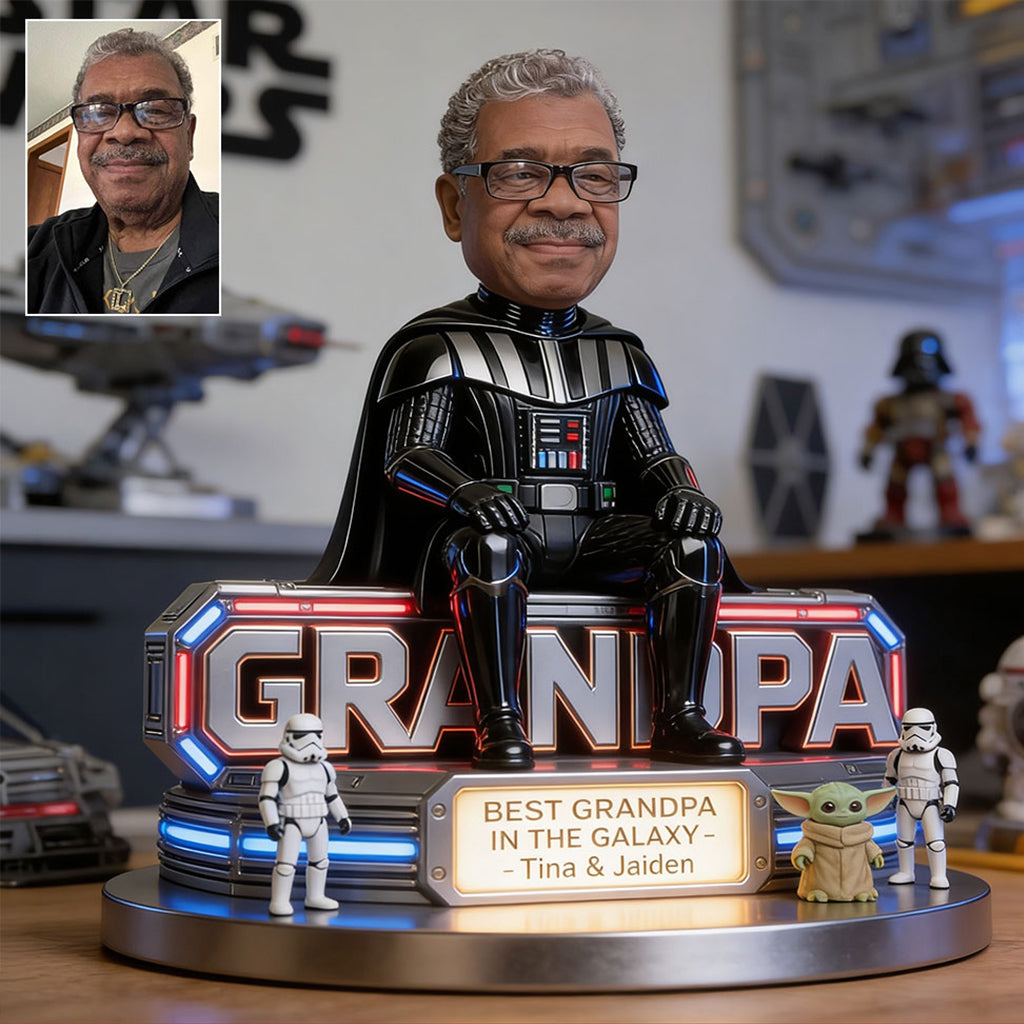 Custom Any Photo, Any Title - Personalized The Force Custom Shaped Acrylic Plaque
