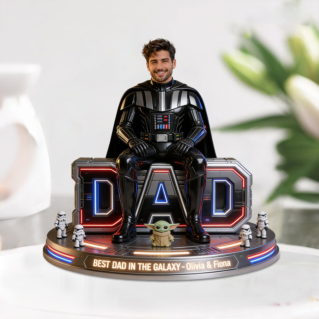 Custom Any Photo, Any Title - Personalized The Force Custom Shaped Acrylic Plaque