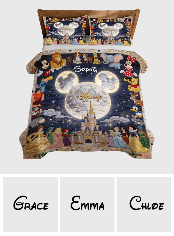 Believe In Magic - Personalized Dream Trip Quilt Set