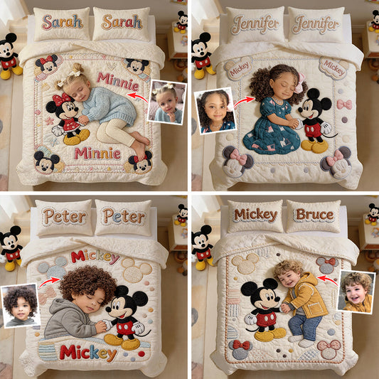 Magic Friends - Personalized Mouse Quilt Set