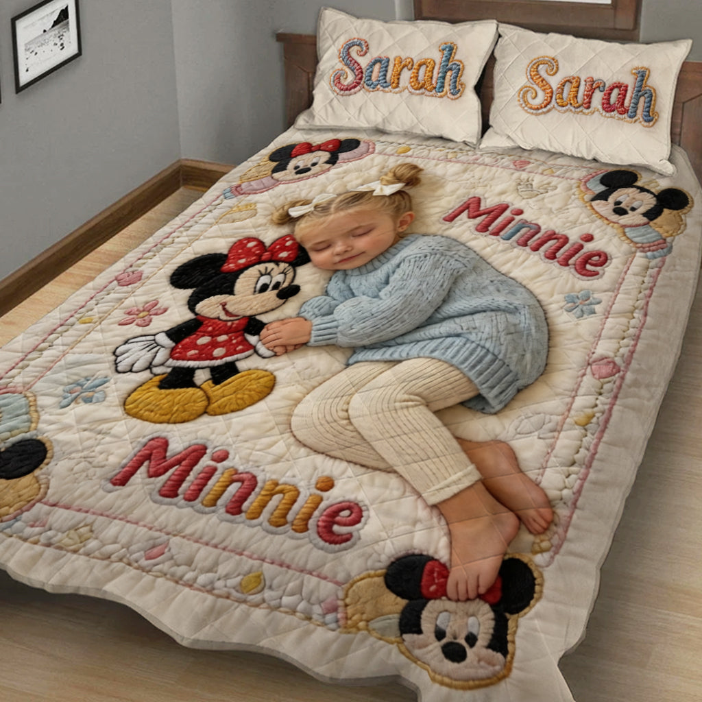 Magic Friends - Personalized Mouse Quilt Set