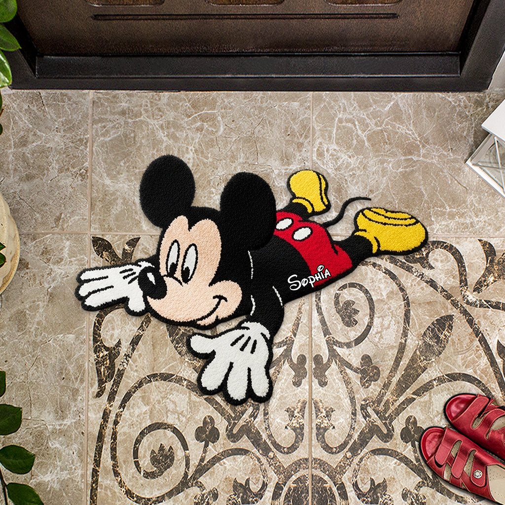Cute Mouse - Personalized Mouse Shaped Doormat/ Rug