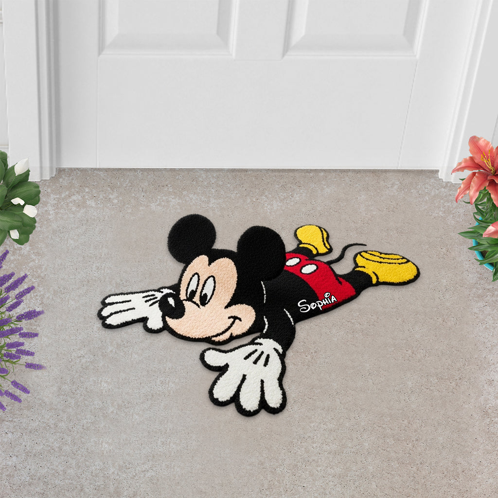 Cute Mouse - Personalized Mouse Shaped Doormat/ Rug