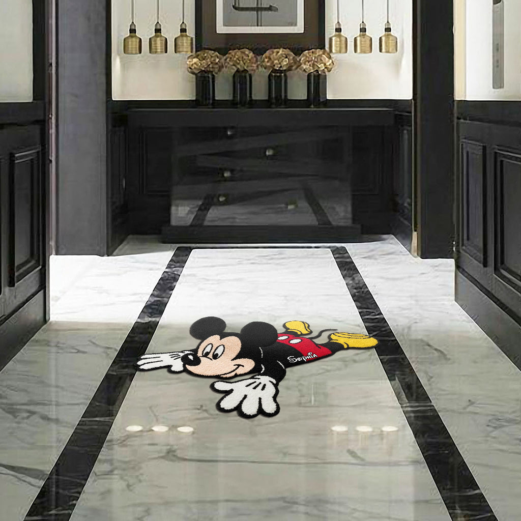 Cute Mouse - Personalized Mouse Shaped Doormat/ Rug