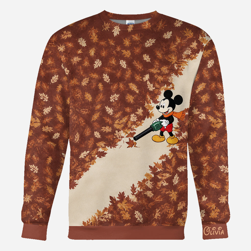 Autumn Leaf - Personalized Mouse All Over Shirt