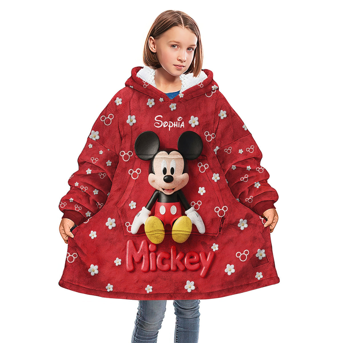 Magical Friends - Personalized Mouse Blanket Hoodie