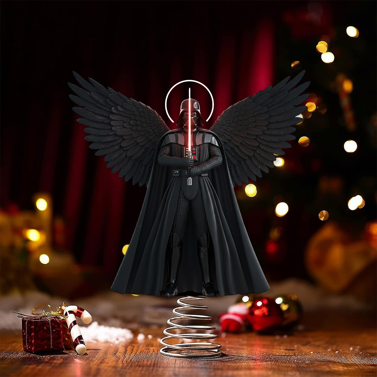 Merry Christmas - The Force LED Light Tree Topper