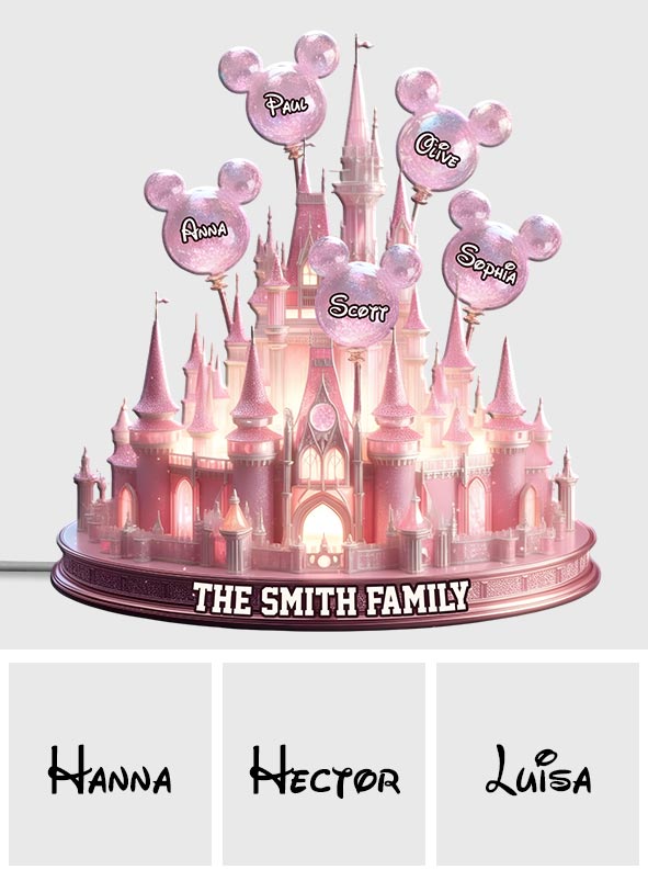 Magical Grandma, Mom - Personalized Mouse Acrylic LED Night Light