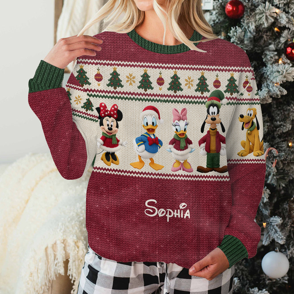 Best Season Of The Year - Personalized Mouse Ugly Sweater