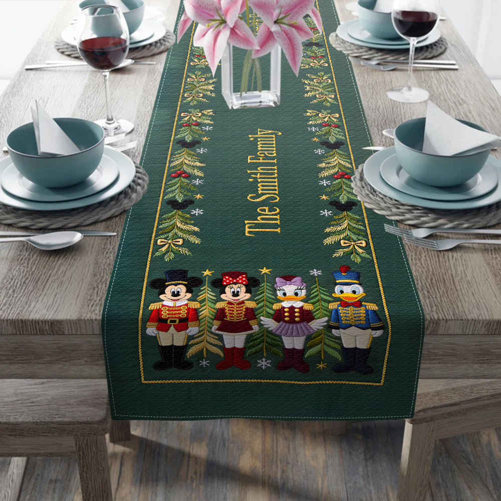 Merry Christmas - Personalized Mouse Table Runner