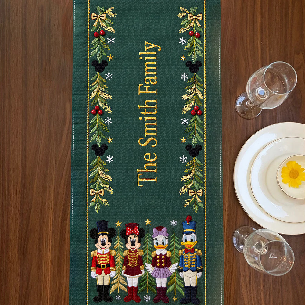 Merry Christmas - Personalized Mouse Table Runner