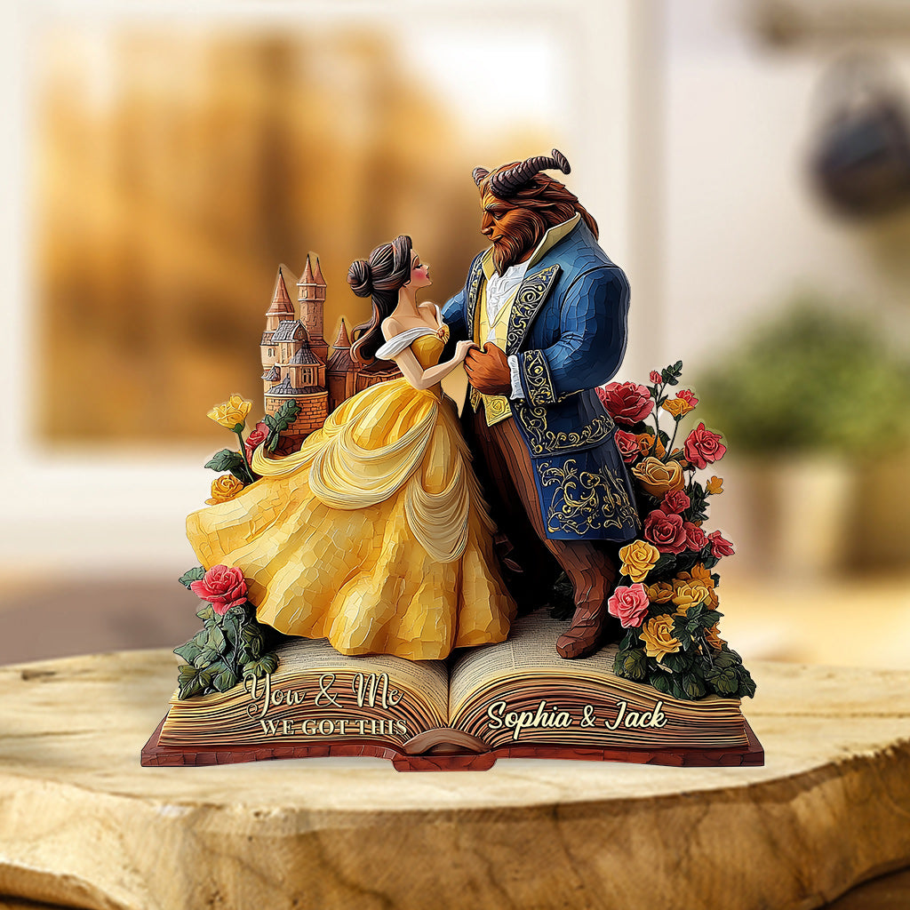 You & Me - Personalized Mouse Custom Shaped Acrylic Plaque