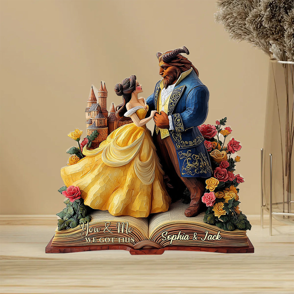 You & Me - Personalized Mouse Custom Shaped Acrylic Plaque
