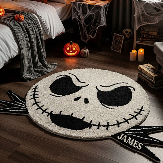 Happy Jack - Personalized Nightmare Shaped Doormat/ Rug