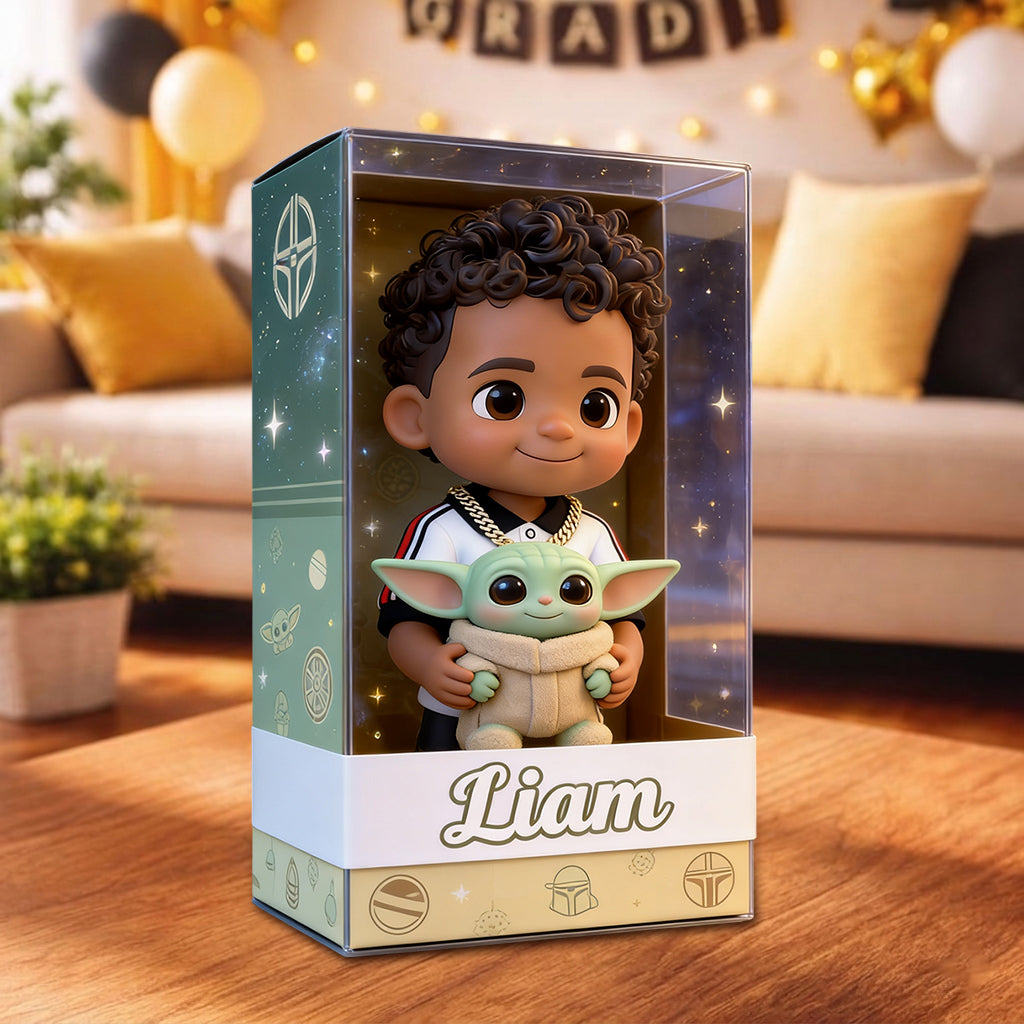 Cute Baby - Personalized The Force Acrylic Display Box