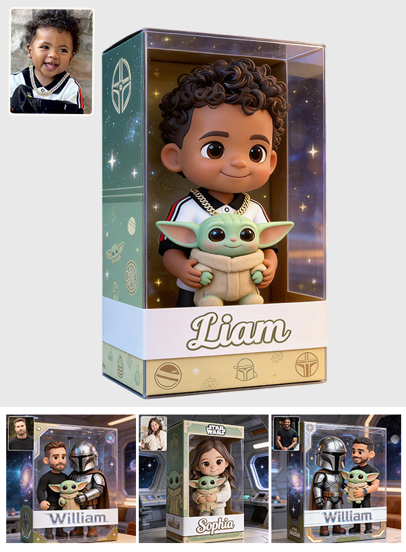 Cute Baby - Personalized The Force Acrylic Display Box