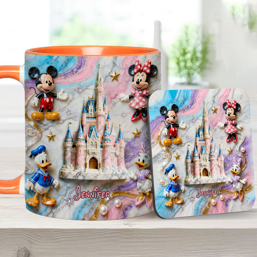 Magical Friends - Personalized Mouse Accent Mug & Coaster